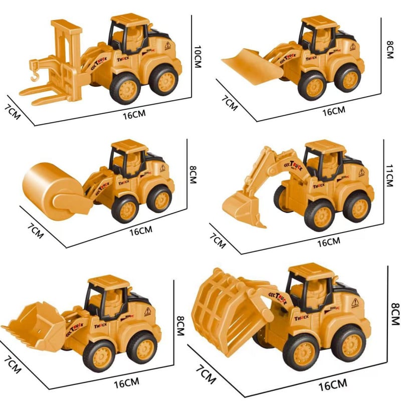 Press & Go Engineering Car Toys